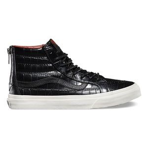 Vans CROC LEATHER SK8-HI SLIM ZIP